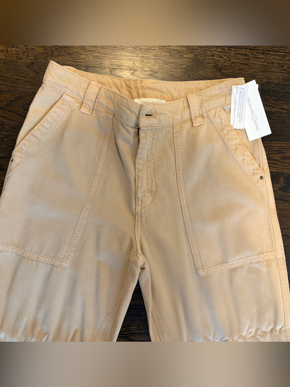 Treasure & Bond Light Tan Workwear Chinos